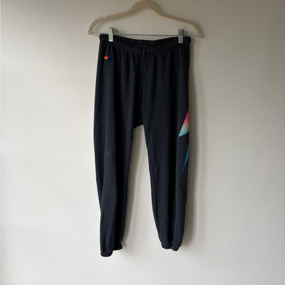 AVAITOR NATION Lightning Bolt Sweatpants Size Medium - Picture 3 of 10